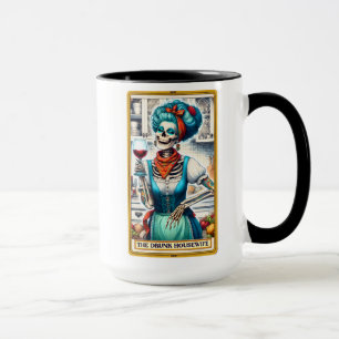 Mug Carte Tarot Drôle/Femme De Ménage Drunk