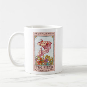 Mug Carte Tarot La Pizza Funny Tarot Squelette Tarot