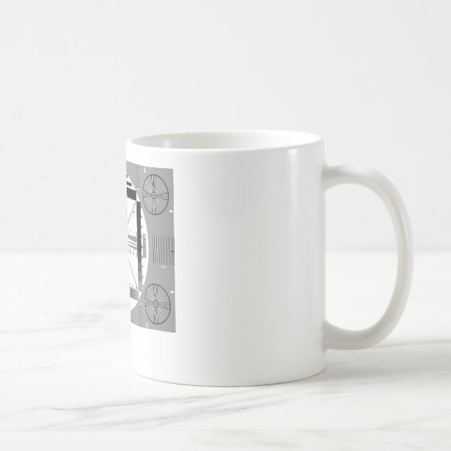 Mug Carte-test de TV (Droite)