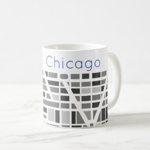 Mug Carte urbaine VILLE Moderne déménager Nouveau Cool