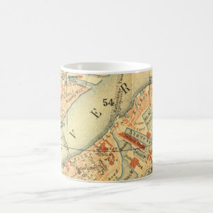 Mug Carte Vintage de Londres Thames