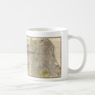 Mug Carte vintage de San Francisco (1932)