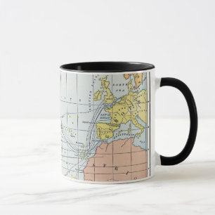 MUG CARTE : VOYAGES ATLANTIQUES
