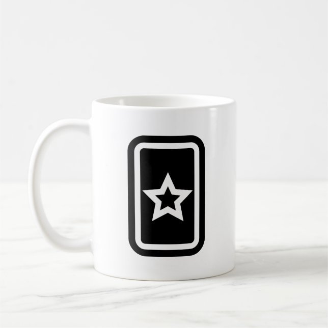 Mug Carte Zener | Hollow 5 Pointed Star (Gauche)