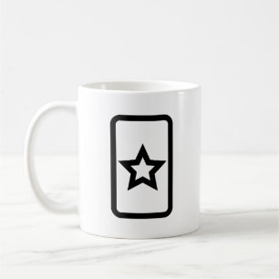 Mug Carte Zener   Hollow 5 Pointed Star