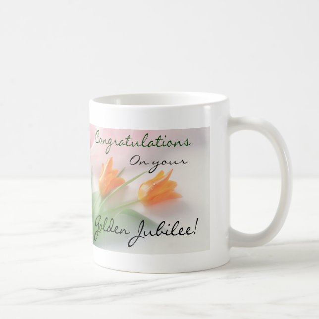 Mug Cartes catholiques et cadeaux "de jubilé d'or" de (Droite)