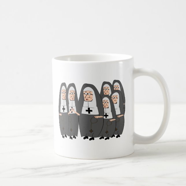 Mug Cartes de jubilé Nun (Droite)