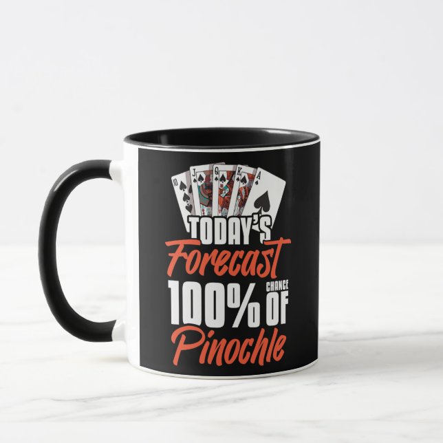 Mug Cartes de règles de jeu Pinochle Points de pont do (Gauche)