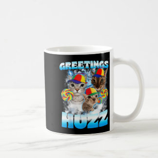Mug Cartes de vœux de mème de chat Huzz Drôle Amoureux