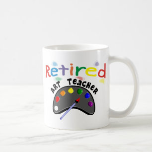 Mug Cartes et cadeaux de professeur retirés d'art