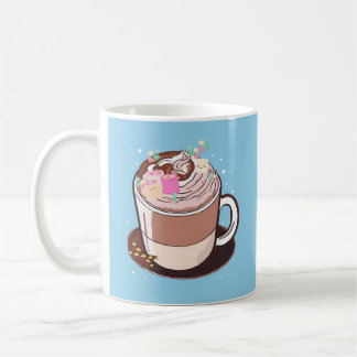 Mug Carton Animé au chocolat chaud Marshmallows
