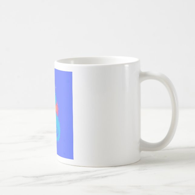 Mug Carton bleu Seahorse (Droite)