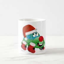 Carton de la voiture de Noël