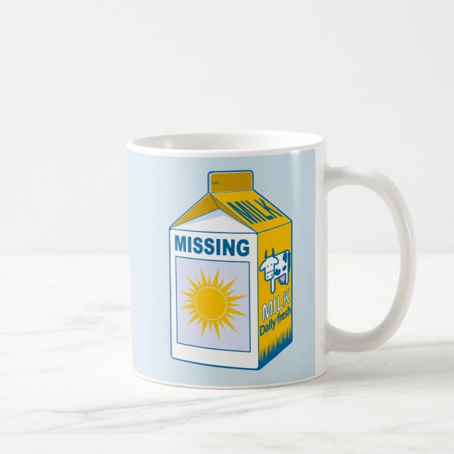 Mug Carton de lait manquant Sun (Droite)
