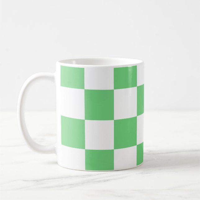 Mug Carton de tableau de bord vert rétro Y2K (Gauche)