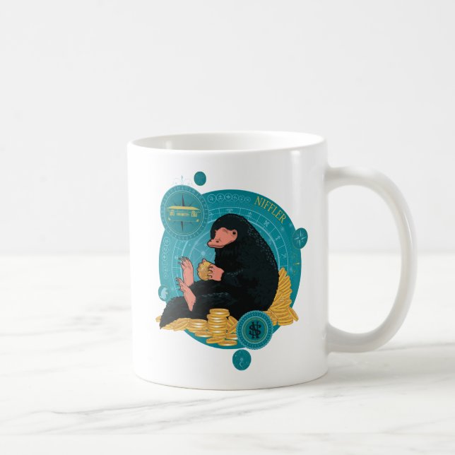 Mug Carton NIFFLER™ Avec Pièces D'Or (Droite)