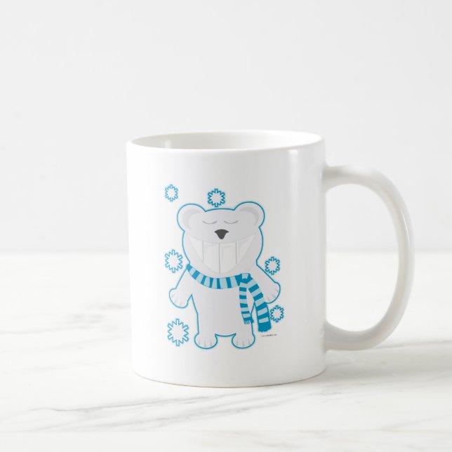 Mug Carton polaire argenté amusant (Droite)