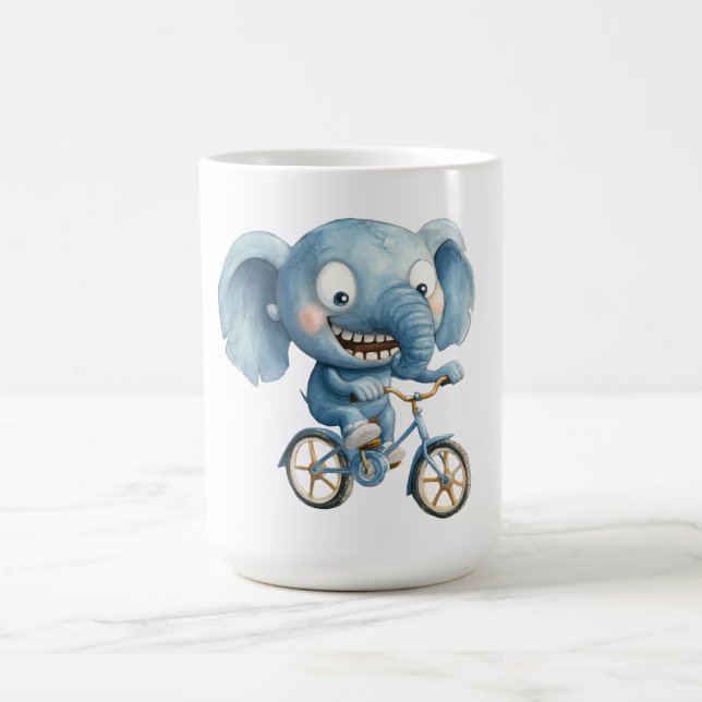 Mug Cartoon elephant, Animal illustration (Centre)