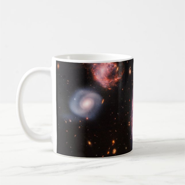 Mug Cartwheel Galaxy JWST James Webb Télescope spatial (Gauche)