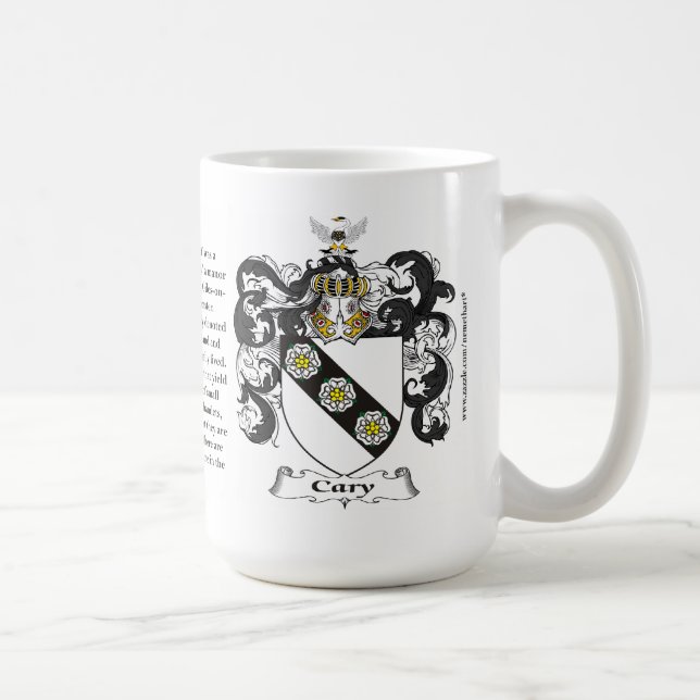 Mug Cary, l'origine, la signification et la crête (Droite)