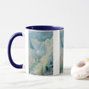 Mug Cascade dans Yellowstone par Twachtman, Art Vintag