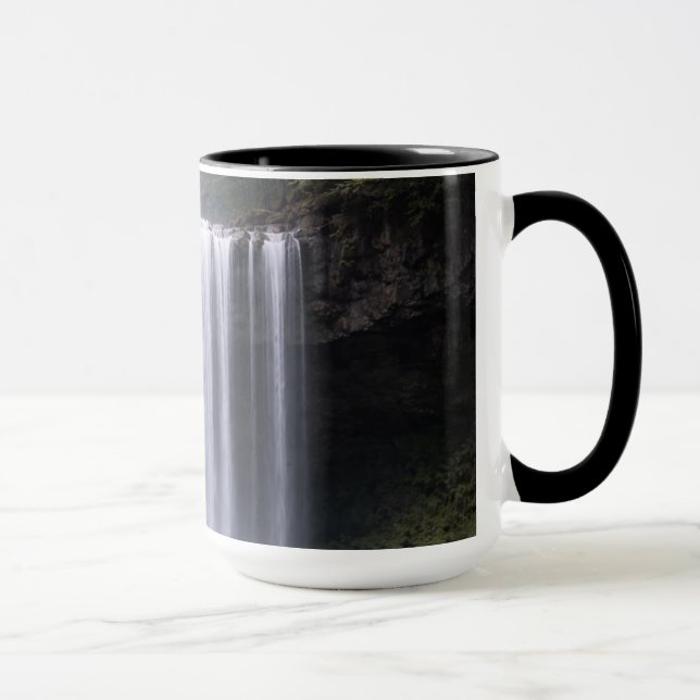 Mug Cascade de la forêt silencieuse – Paysage naturel  (Droite)