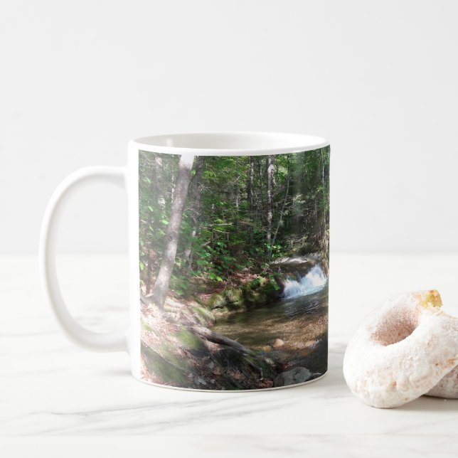 Mug Cascade de la rivière Pemigewasset I (Avec donut)