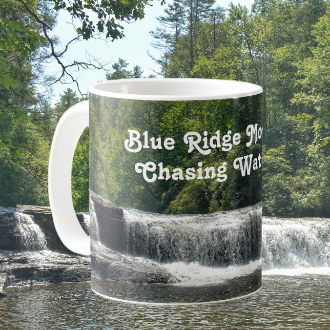 Mug Cascade North Carolina Blue Ridge Mountains (Créateur téléchargé)
