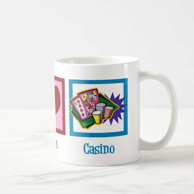 Mug Casino Peace Love (Droite)
