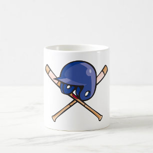 Mug Casque de baseball et chauves-souris
