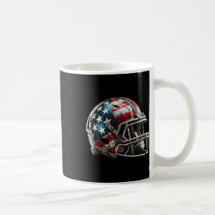 Mug Casque de football américain Patriotique US Drapea