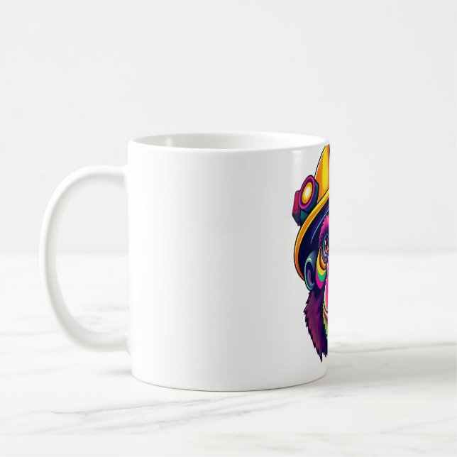 Mug Casque d'exploitation Mole Head Art Tee (Gauche)
