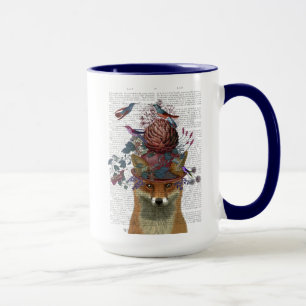 Mug Casque d'oiseaux renard avec Artichoke