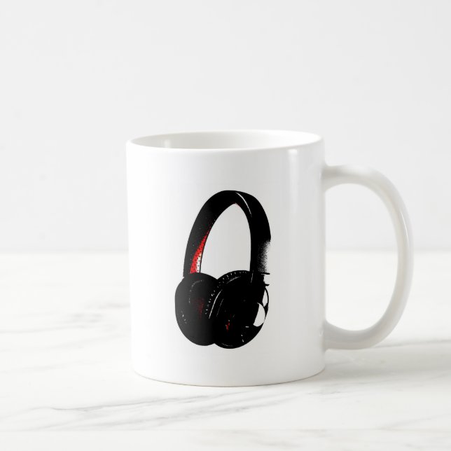 Mug Casque Pop Art Head Téléphone (Droite)