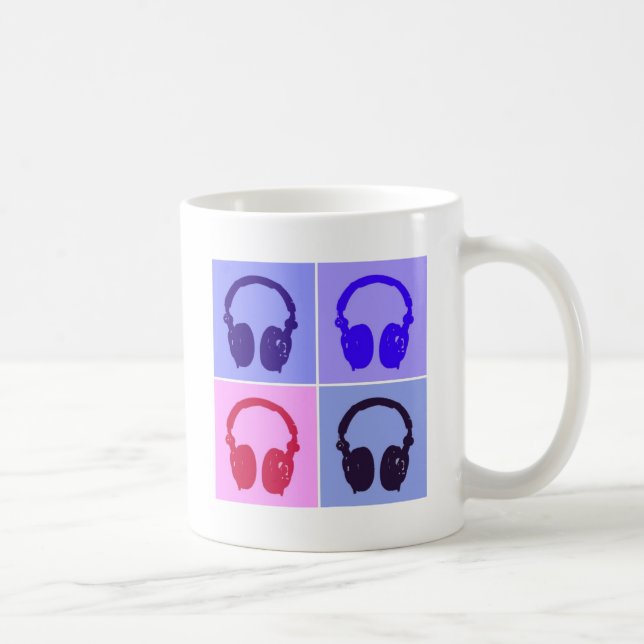 Mug Casques Pop Art (Droite)