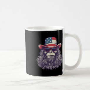 Mug Casquette du drapeau américain de Bigfoot 4 juille