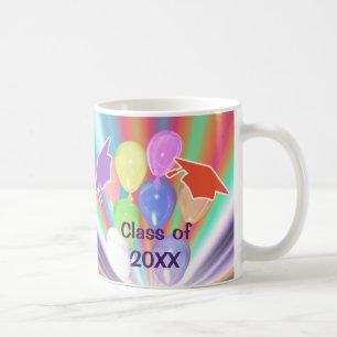 Mug Casquettes et ballons de la célébration de la grad