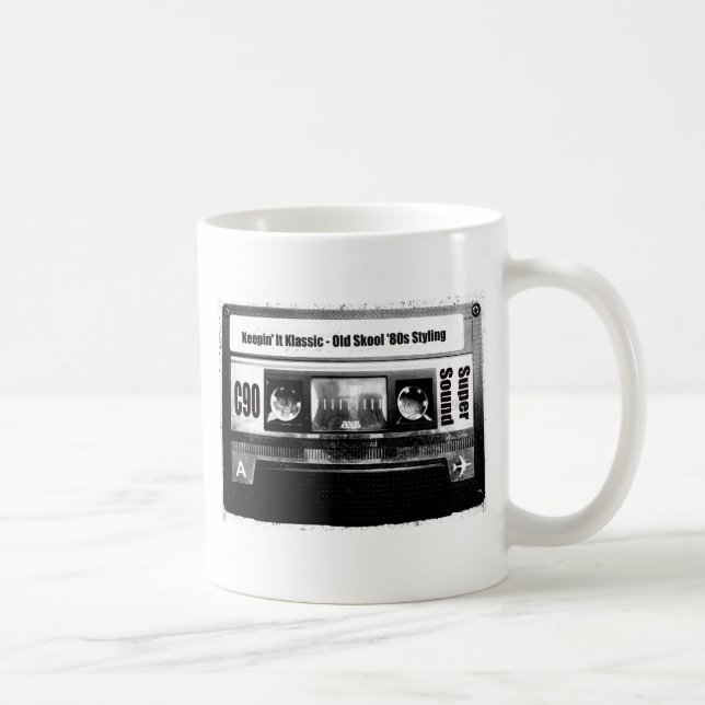 Mug Cassette de vieille école (Droite)