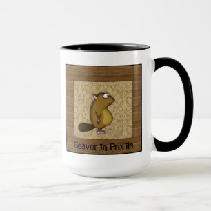 Mug Castor dans le profil