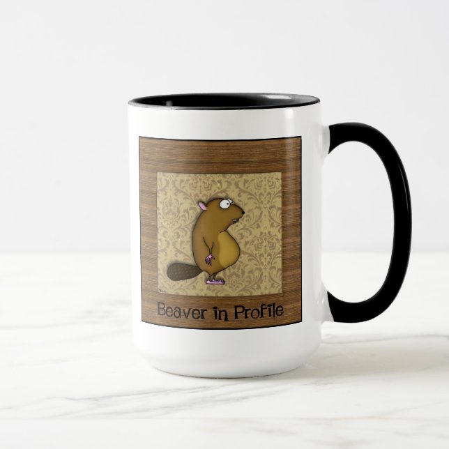Mug Castor dans le profil (Droite)