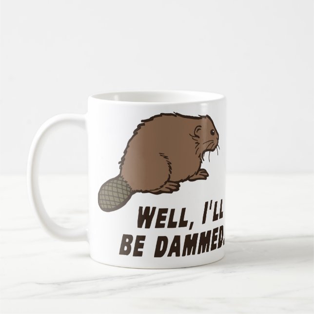 Mug Castor endigué (Gauche)