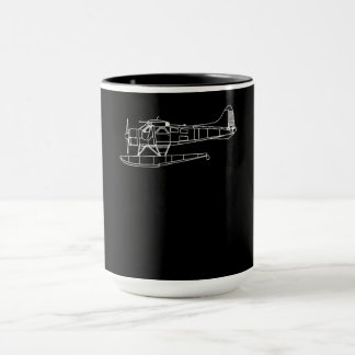 Mug Castor sur les flottes Plan de mer Piot Drôle cade
