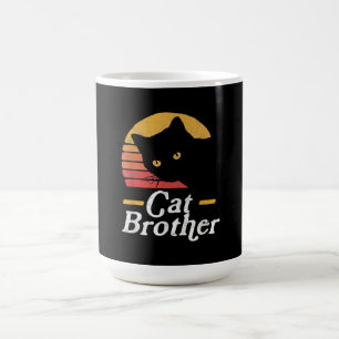 Mug Cat Brother Style Vintage Retro Cadeau Pour Amoure