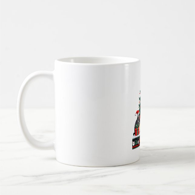 Mug Cat Christmas Funny Ugly Women Men Merry Gift (5) (Gauche)