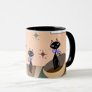 Mug Cat du milieu du siècle moderne