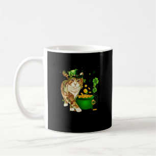 Mug Cat Leprechaun Casquette Shamrock St Patrick's Day