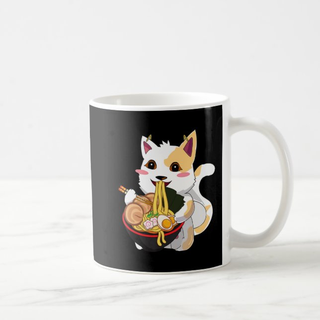 Mug Cat Ramen Kawaii Anime Japonaise Food Girls Offici (Droite)