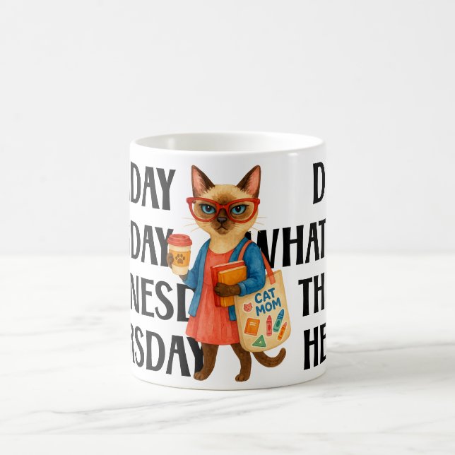Mug Cat retirement themed for Cat lovers (Centre)