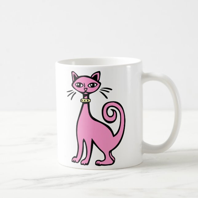 Mug Cat rétro (Droite)