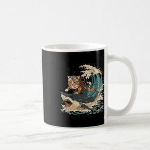 Mug Cat rétro Ninja mignon animal Kitten animal Hallow